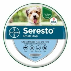 Bayer Seresto Collar For Small Dogs Upto 18lbs - 15 Inch (38 Cm)