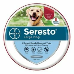 Bayer Seresto Collar For Large Dogs Over 18lbs - 27.5 Inch (70 Cm)