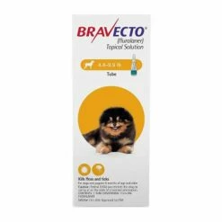 Bravecto Topical For X-Small Dogs (4.4 - 9.9 Lbs) Yellow