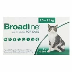 Broadline Spot-On Solution For Large Cats 5.5 To 16.5 Lbs