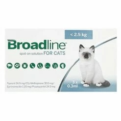 Broadline Spot-On Solution For Small Cats Up To 5.5 Lbs