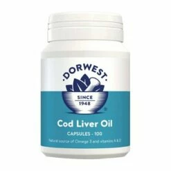 Dorwest Cod Liver Oil Capsules For Dogs And Cats