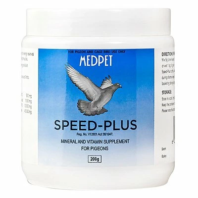 Medpet Speed-Plus For Pigeons -Headsupfortails Shop Medpet speed plus 200g 04182023 052122