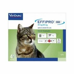 Virbac Effipro DUO Spot-On For Cats (Green)