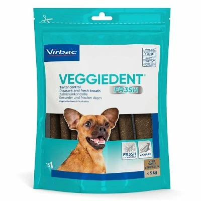 Virbac VeggieDent Dental Chews For Extra Small Dogs 1 Virbac VeggieDent Dental Chews For Extra Small Dogs