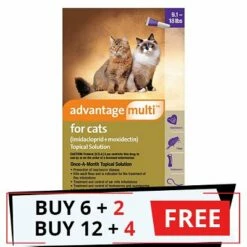 Bayer Advantage Multi (Advocate) Cats Over 10lbs (Purple)