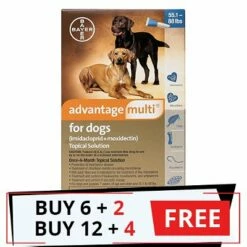 Bayer Advantage Multi (Advocate) Extra Large Dogs 55.1-88 Lbs (Blue)