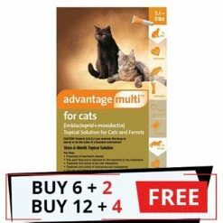 Bayer Advantage Multi (Advocate) Kittens & Small Cats Up To 10lbs (Orange)