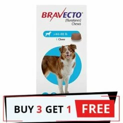 Bravecto For Large Dogs 44-88lbs (Blue)