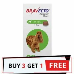 Bravecto For Medium Dogs 22- 44 Lbs (Green)