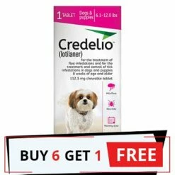 Credelio For Dogs 06 To 12 Lbs (112.5mg) Pink