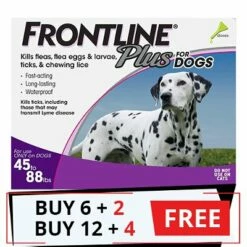 Frontline Plus For Large Dogs 45-88 Lbs (Purple)