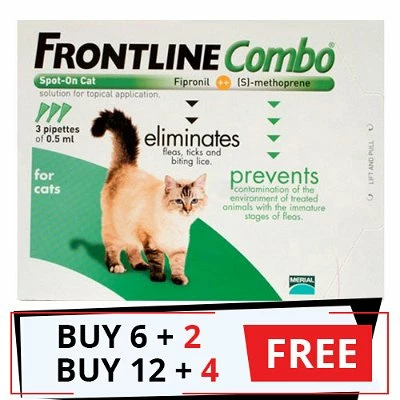 Frontline Plus (Known As Combo) For Cats -Headsupfortails Shop frontline plus known as combo for cats free bf23