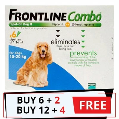 Frontline Plus (Known As Combo) For Medium Dogs 23-44 Lbs (Blue) 1 Frontline Plus (Known As Combo) For Medium Dogs 23-44 Lbs (Blue)