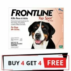 Frontline Top Spot Extra Large Dogs 89-132lbs (Red)