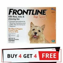 Frontline Top Spot Small Dogs 0-22 Lbs (Orange)