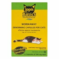 Lopis Basics Worm Away Deworming Capsules For Cats