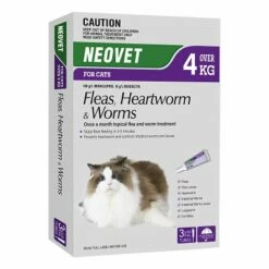 Neovet Spot-On For Large Cats Over 8.8lbs (Purple)