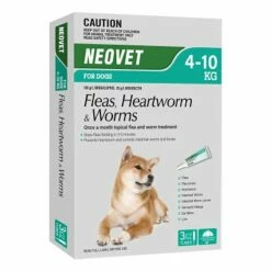 Neovet Spot-On For Medium Dogs 8.8 To 22lbs (Aqua)