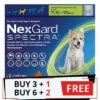 Nexgard Spectra Tab Medium Dog 16.5-33 Lbs Green