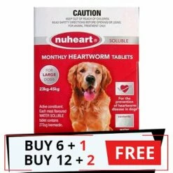 Nuheart Generic Heartgard For Large Dogs 51-100lbs (Red)