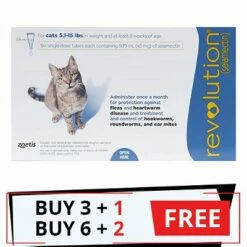 ZOETIS Revolution For Cats 5 -15lbs (Blue)