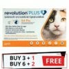 ZOETIS Revolution Plus For Medium Cats 5.5-11lbs (2.5-5Kg) Orange