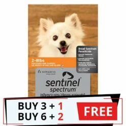 Sentinel Spectrum Orange For Dogs 2-8 Lbs