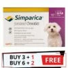 ZOETIS Simparica Chewables For Dogs 5.6-11 Lbs (Purple)