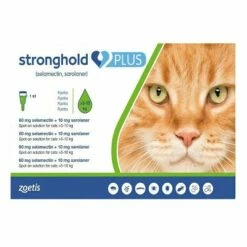 ZOETIS Stronghold Plus For Large Cats 11-24lbs (5-10Kg) Green